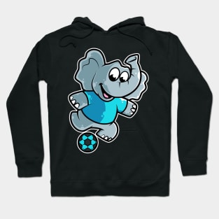 Elephant Football Game Day Funny Team Sports Soccer product Hoodie